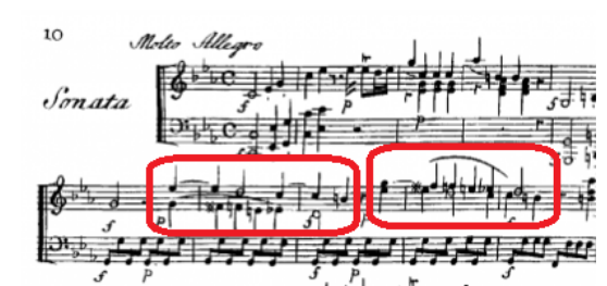 antique copy of sonata